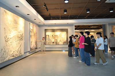 广州国家青苗画家培育计划年度作品高校交流展在我校成功举办